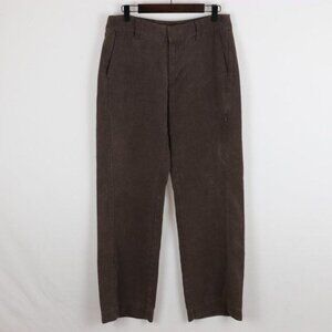 Patagonia Women's Size 6 Brown Hemp Blend Flat Front Straight Leg Casual Pants